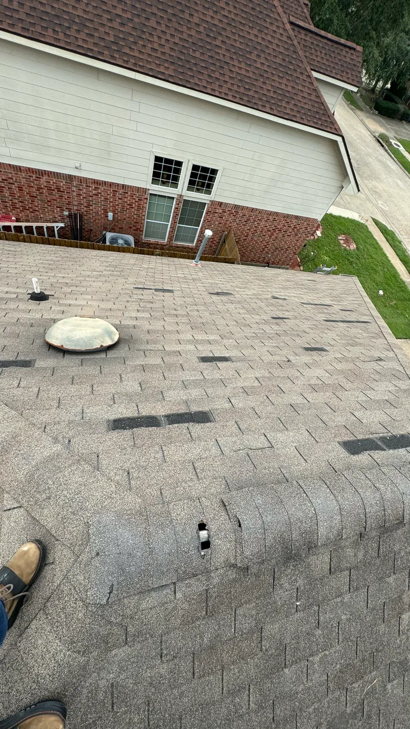 Wind storm damage
